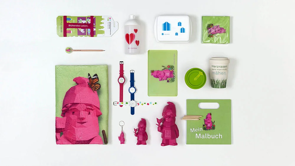 Merchandising: Bunte Auswahl